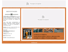 Tablet Screenshot of cristalerialosnaranjos.com